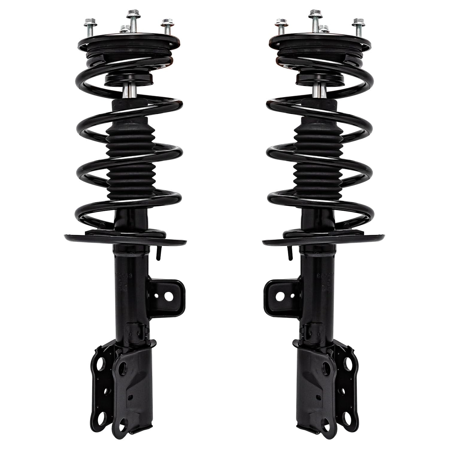 Detroit Axle - 4pc Suspension Kit for 2013-2019 Ford Taurus, 2 Front Struts w/Coil Spring Assembly 2 Rear Shock Absorbers 2014 2015 2016 2017 2018 Replacement