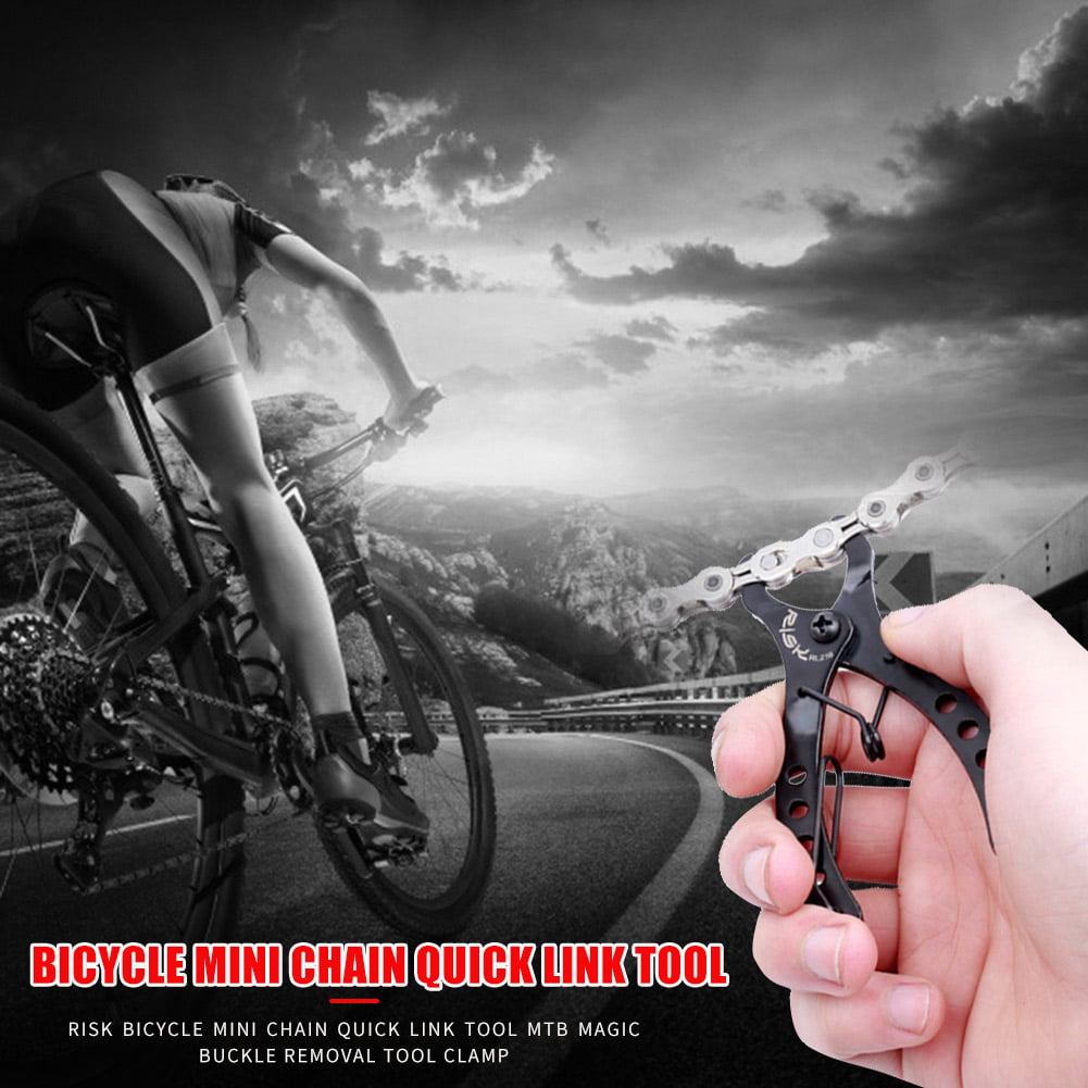 Vélo RISK Mini Chaîne Quick Link Tool MTB Bike Magic Boucle Removal pince 