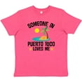 thumbnail image 3 of Inktastic Someone in Puerto Rico Loves Me Youth T-Shirt, 3 of 5
