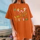 thumbnail image 2 of Camisetas de Manga Corta para las Mujeres Impresión Floral Cuello Redondo Gota Hombro Manga Superior Moda Casual Verano Camisetas de Manga Corta para las Mujeres, 2 of 7