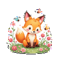 thumbnail image 3 of cartoon Fox Theme Stickers, Waterproof Fox Theme Sticker for Water Bottle Laptop Phone Cases Planner Skateboard Luggage Helmet Party Favor Decor, Ideal for Adults Teens Teacher Rewards, 3 of 9