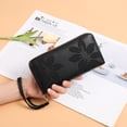 thumbnail image 7 of LOUEBICA Wallet Women Leather RFID Blocking Wristlet wallets Ladies Clutch with Floral Pattern for Phone and Card, 7 of 7
