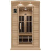 SteamSpa Home Sauna Room 3 Person Hemlock Wooden Indoor Sauna Spa