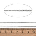 thumbnail image 2 of 304 Stainless Steel Cable Chains Soldered Stainless Steel Color 1.5x1x0.5mm, 2 of 2