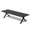 Black-118", variant on Crestlive Products 118" Outdoor Aluminum Dining Table for 12 People, Black Extra Long Patio Table with X Frame Legs and Adjustable Umbrella Hole, Heavy Duty Backyard Deck Garden Dining Tables