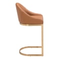 thumbnail image 2 of Scott Counter Stool Tan & Gold, 2 of 7