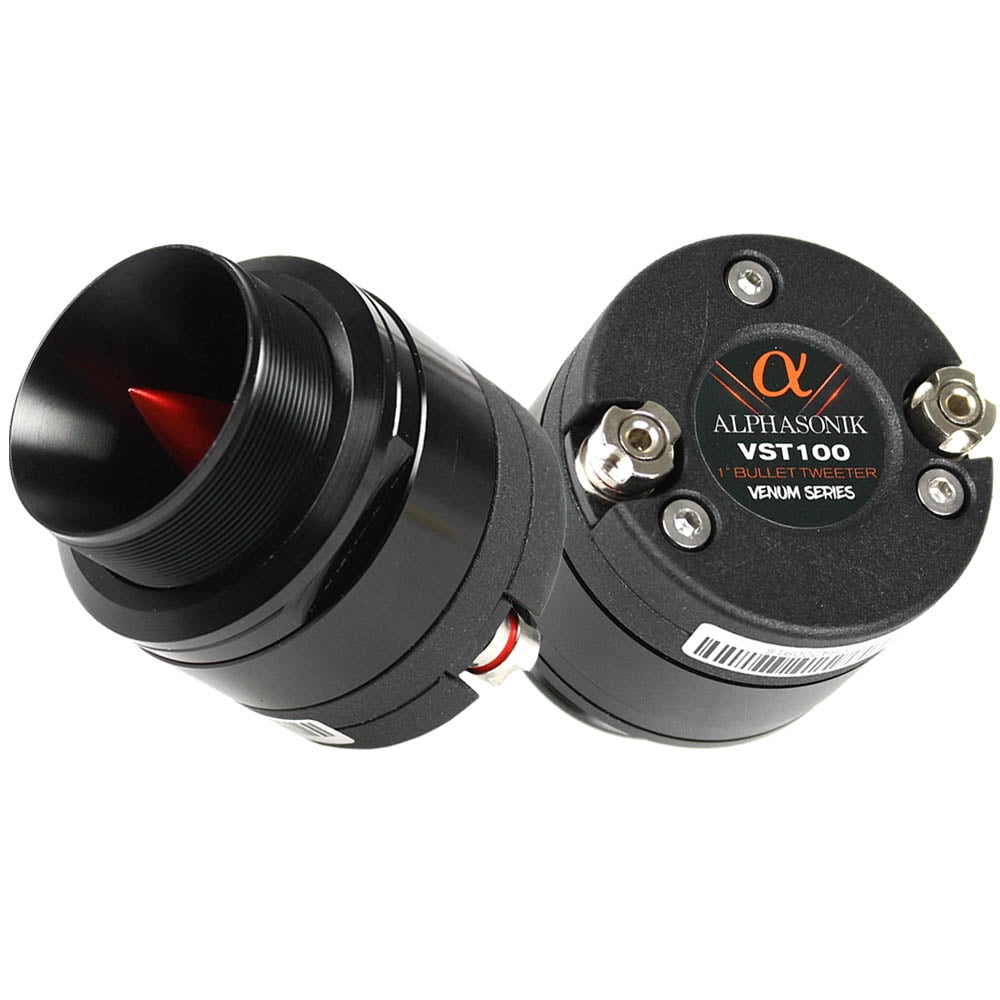 Buy Alphasonik 1 Super Bullet Tweeters 200 Watts Max 4 Ohm Venum Series