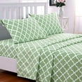 thumbnail image 2 of LDC Lux Decor Collection Microfiber Bed Sheet Set, Deep Pocket Full Bed Sheets Bedding Set - Green, 2 of 5