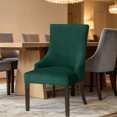thumbnail image 2 of SUYOLL Elastic Stretch Velvet Dining Chair Slipcover Removable Washable Wingback Chair Protector Cover For Kitchen Dining Room Home Decor, 2 of 5