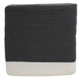 thumbnail image 1 of Cortesi Home Macon Square Rope Pouf Ottoman, 17", Grey, 1 of 4