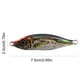 thumbnail image 3 of 20uds. Cebo 60g Señuelos de pesca artificiales con impresión 3D Luminosos (con cabeza trasera) Rojo Verde, 3 of 3