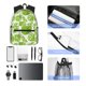 thumbnail image 4 of Disketp Green Various Lemons Mochila Ligera Clásica con Múltiples Bolsillos, Mochila Casual para Hombre y Mujer, Ideal para Escuela, Trabajo y Viajes, 4 of 6