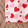 thumbnail image 5 of Kiijoy Girls Hearts Print Long Sleeve Dress Casual Ruffle A Line Midi Dress, Sizes 2-8, 5 of 5