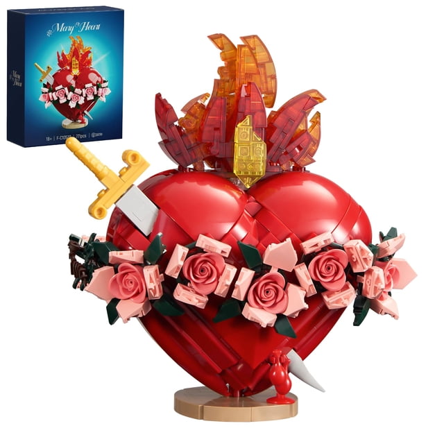 Set de bloques de construcción AOXEKBOLO Sagrado Corazón 771 piezas