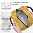 thumbnail image 3 of Fotbe Daisies Flowers Pattern Lunch Bag, Insulated Lunch Box, Small Leakproof Cooler Food Lunch Containers Reusable High Capacity Lunch Tote Bags for Work, Travel, Outdoor, 3 of 6