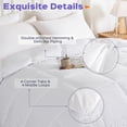 thumbnail image 4 of PAYDA Winter Weight Goose Down Comforter Queen Size,Feather Down Comforter with Double Layer Fabric,Queen,90"x90"), 4 of 7