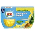 thumbnail image 3 of (4 pack) Dole Fruit Bowls Pineapple Tidbits in 100% Fruit Juice, 4 oz Cups (4 Pack), 3 of 12