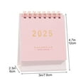 Standing Flip Mini Desk Calendar Monthly Calendar 20242025 Runs From