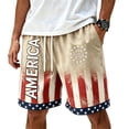 thumbnail image 5 of Dwelliawo Men's 250Th Anniversary USA Shorts United States 250 Years American Brithday Short Pants 1776-2026 Patriotic Shorts Khaki XL, 5 of 5