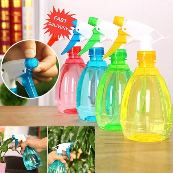 Soumake Candy Color Clear Empty Spray Bottle Kettle for Salon Garden Plants Watering