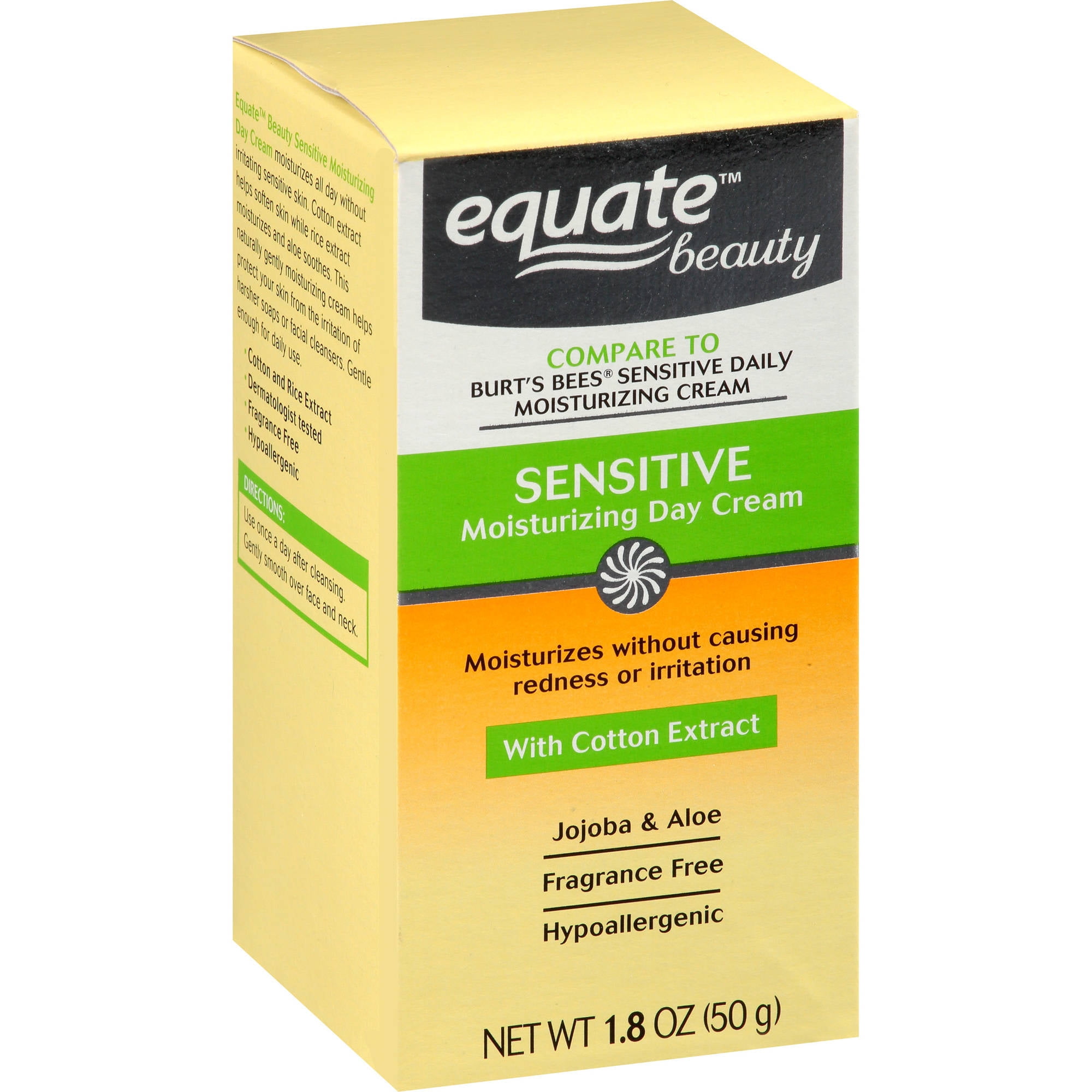 Equate Beauty Sensitive Moisturizing Day Cream, 1.8 Oz