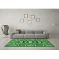 thumbnail image 3 of Ahgly Company Indoor Square Persian Emerald Green Traditional Area Rugs, 5' Square, 3 of 4