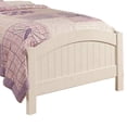 thumbnail image 3 of Shov Twin Size Bed, Arched Headboard, Classic White Wood Construction - Saltoro Sherpi, 3 of 5