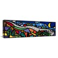 thumbnail image 1 of Global Gallery's 'La lunga strada dell'amore' by Wallas Stretched Canvas Wall Art, 1 of 4