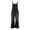 Black, variant on Tqcoqu Women's Denim Wide Leg Jumpsuit, Casual Loose Overalls with Frayed Hem & Adjustable Straps for Daily Outdoor Wear,Women's,Size S-XXL