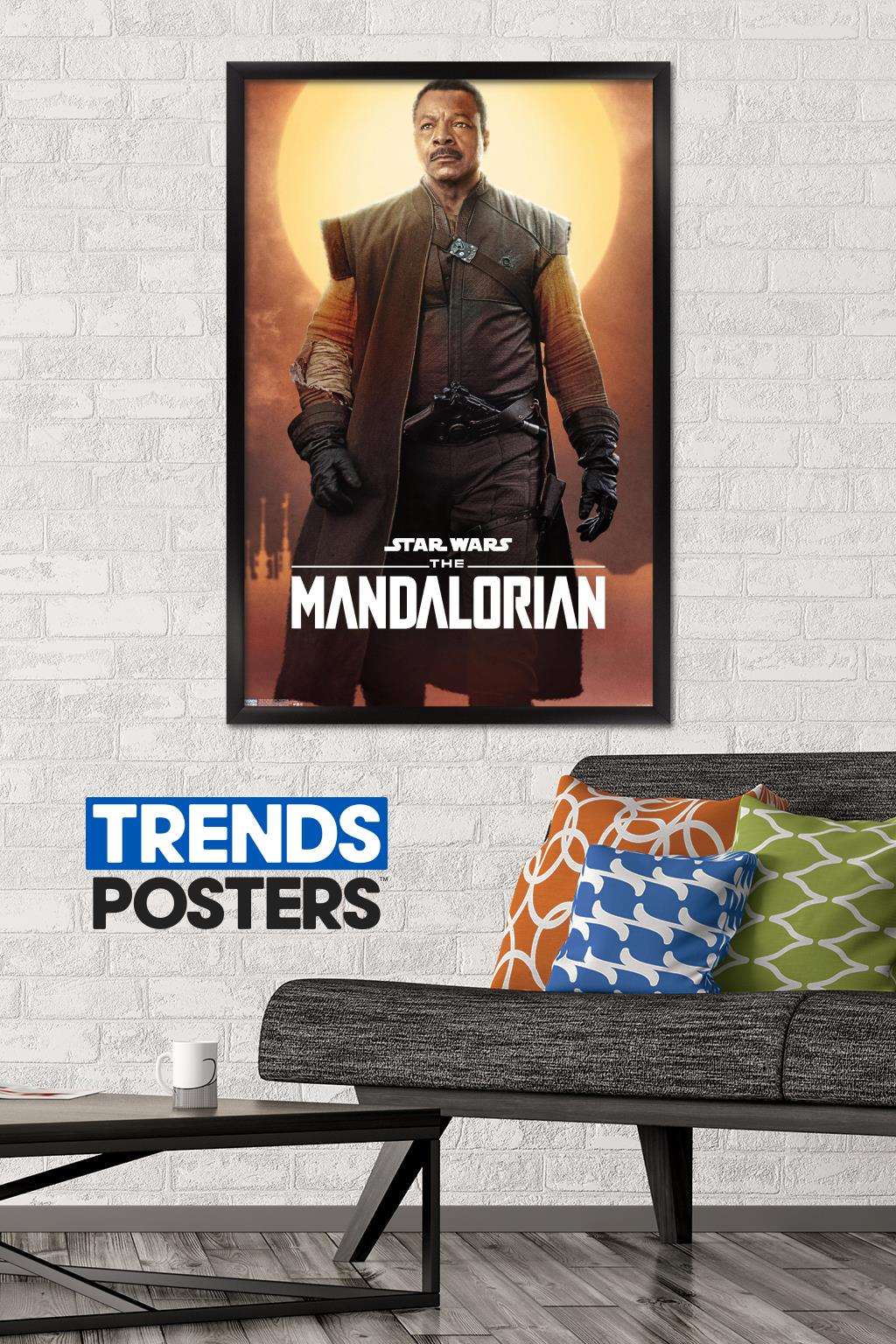 Star Wars: The Mandalorian - Greef Marda Wall Poster, 22.375" x 34", Framed