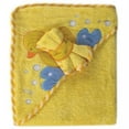 thumbnail image 2 of Luvable Friends Baby Unisex Cotton Hooded Towel and Washcloth, Bird, One Size, 2 of 2