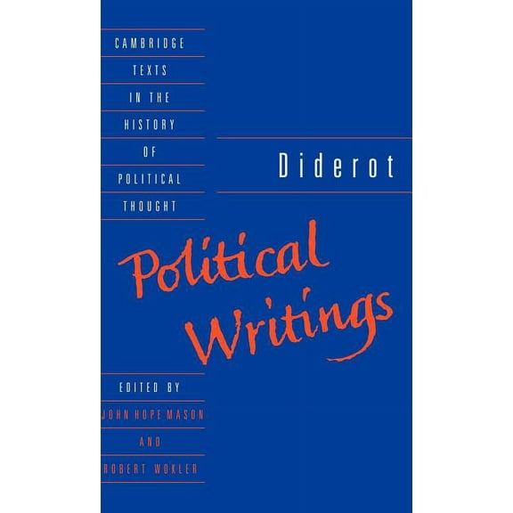 Cambridge Texts in the History of Politi Diderot: Political Writings, (Hardcover)
