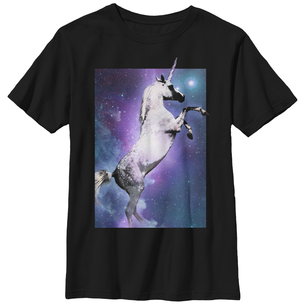 Boy's Lost Gods Space Unicorn Graphic 