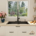 thumbnail image 3 of CASAINC Handmade All in.-One Topmount Stainless Steel 33 in. x 22 in. Double Bowl Kitchen Sink, 3 of 9