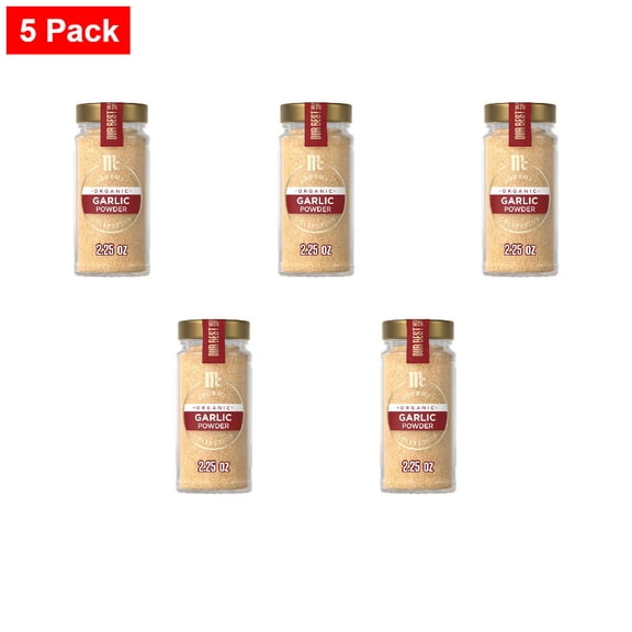 McCormick Gourmet Garlic Powder 2.25 oz - 5 Pack