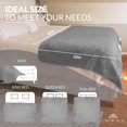 thumbnail image 3 of Manta impermeable para parejas CREW FLX 80 x 60 cm con bolsa de transporte, color gris, 3 of 7