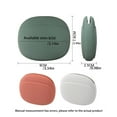 thumbnail image 6 of Headphone Storage Box Data Cable Organizer Cute Coins Purse Case Washable Organizing Bag Containers Supplies Office Gray, 6 of 10