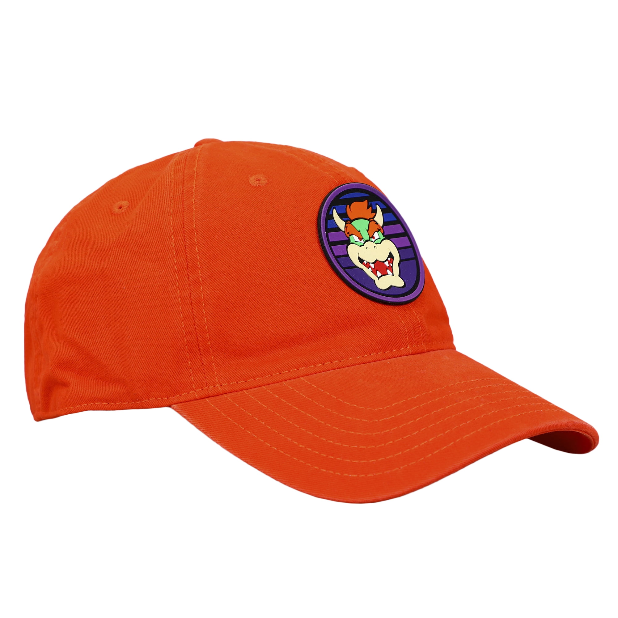 Super Mario Brothers Bowser Orange Traditional Adjustable Hat for Men