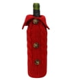 thumbnail image 4 of Xihbxyly Bolsa de Vino Navideña, Funda Tejida para Botella de Vino Tinto, Diseño de Muñeca de Dibujos Animados, Decoración de Mesa Navideña, Envoltura de Regalo Perfecta, Tamaño 29 X 9 Cm, Ideal para, 4 of 4