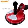 thumbnail image 5 of SOLUDE 2 Pack Glass Suction Cup,Heavy Duty Vacuum Lifter,Powerful Industrial Glass Sucker for Moving Glass/Windshield/Window/Tiles/Mirror/Granite with Adjustable Handle, 5 of 5