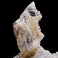 thumbnail image 3 of Gypsum Var. Selenite on Quartz from Rio Grande do Sul, Brazil, 3 of 3