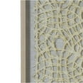 thumbnail image 3 of Benjara Wooden Frame Shadow Box with Abstract Weaving Pattern, Brown and Cream, 3 of 5