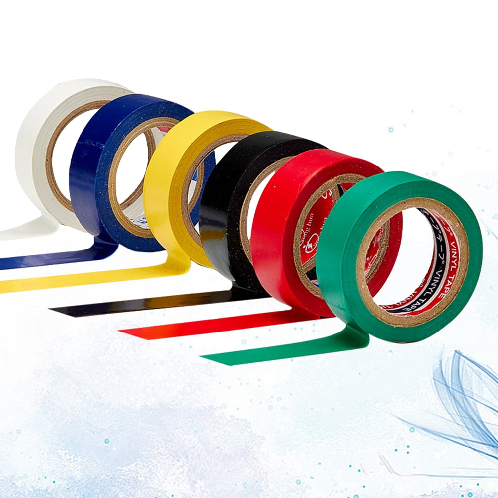 PVC Electrical INSULATING  Tape Flame Retardent Coloured Insulation Tapes 10m 