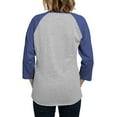 thumbnail image 2 of CafePress - Cartoon Raven Smiling Women's Baseball T Shirt - Womens Baseball Tee, 2 of 4