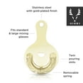 thumbnail image 3 of Viski Hawthorne and Bartending Strainer - Stainless Steel Bar Cocktail Strainer for Drinks with Handles, Gold, 3 of 10