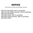 thumbnail image 2 of Kugel Front Wheel Bearing and Hub Assembly Kit for Car 1995 K2500 Chevrolet GMC K3500 Suburban - Left Right Side (Driver Passenger) K70-101756, 2 of 2