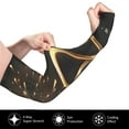 thumbnail image 3 of Goofa 2025 Golden On New Year Pattern UV Sun Protection Arm Sleeves, UPF 50 Sports Cooling Arm Compression Sleeves for Men Women Teenager, 3 of 8