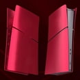 thumbnail image 3 of HSHDLDF pour PS5 Slim Digital Edition Faceplate Cover Custom Replacement Skin Case ABS Cover Plates Side Shell pour PS5 Slim Console Numérique Version (Rouge), 3 of 4