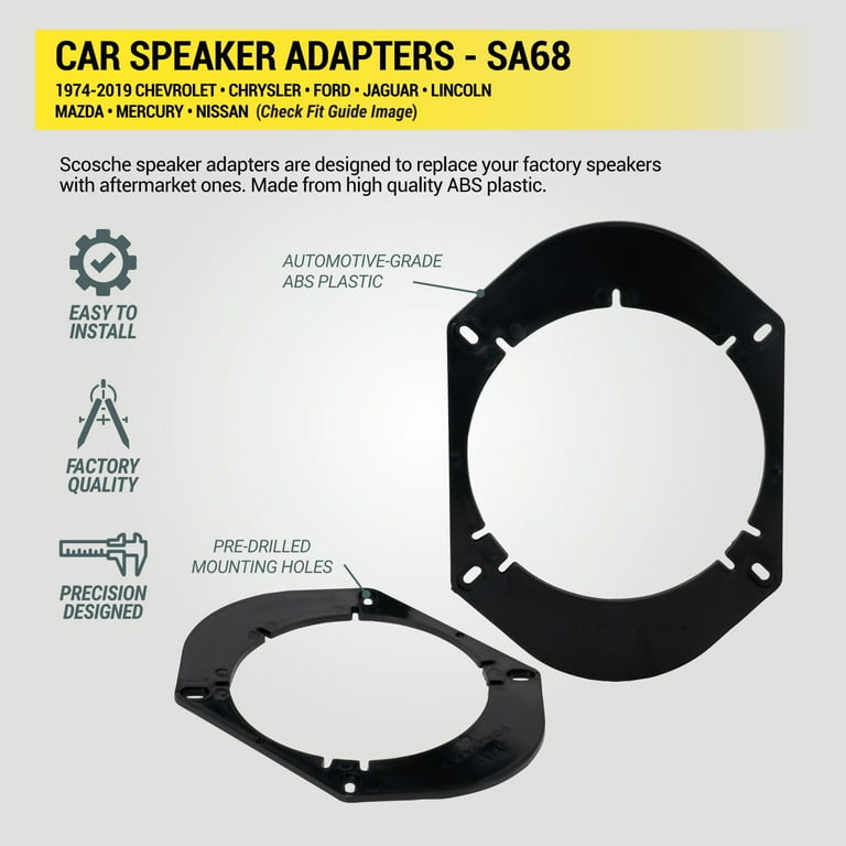 Scosche SA68 Speaker Adapters 5