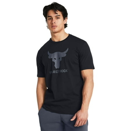 Men's Under Armour Project Rock Payoff Graphic Short Sleeve Tee Color: Black Size: XL